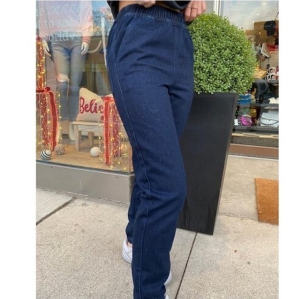 NWT - WeWoreWhat Denim Joggers - Size L